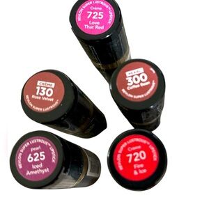 Revlon Lipstick Collection - Red, Pink, Purple Shades